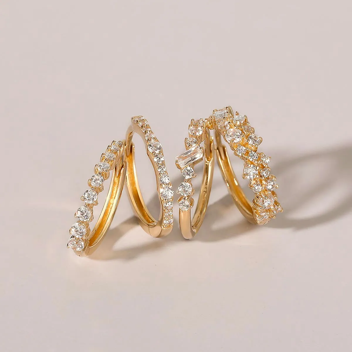 Adri hoop earring sold by Adornmonde product image thumbnail 2