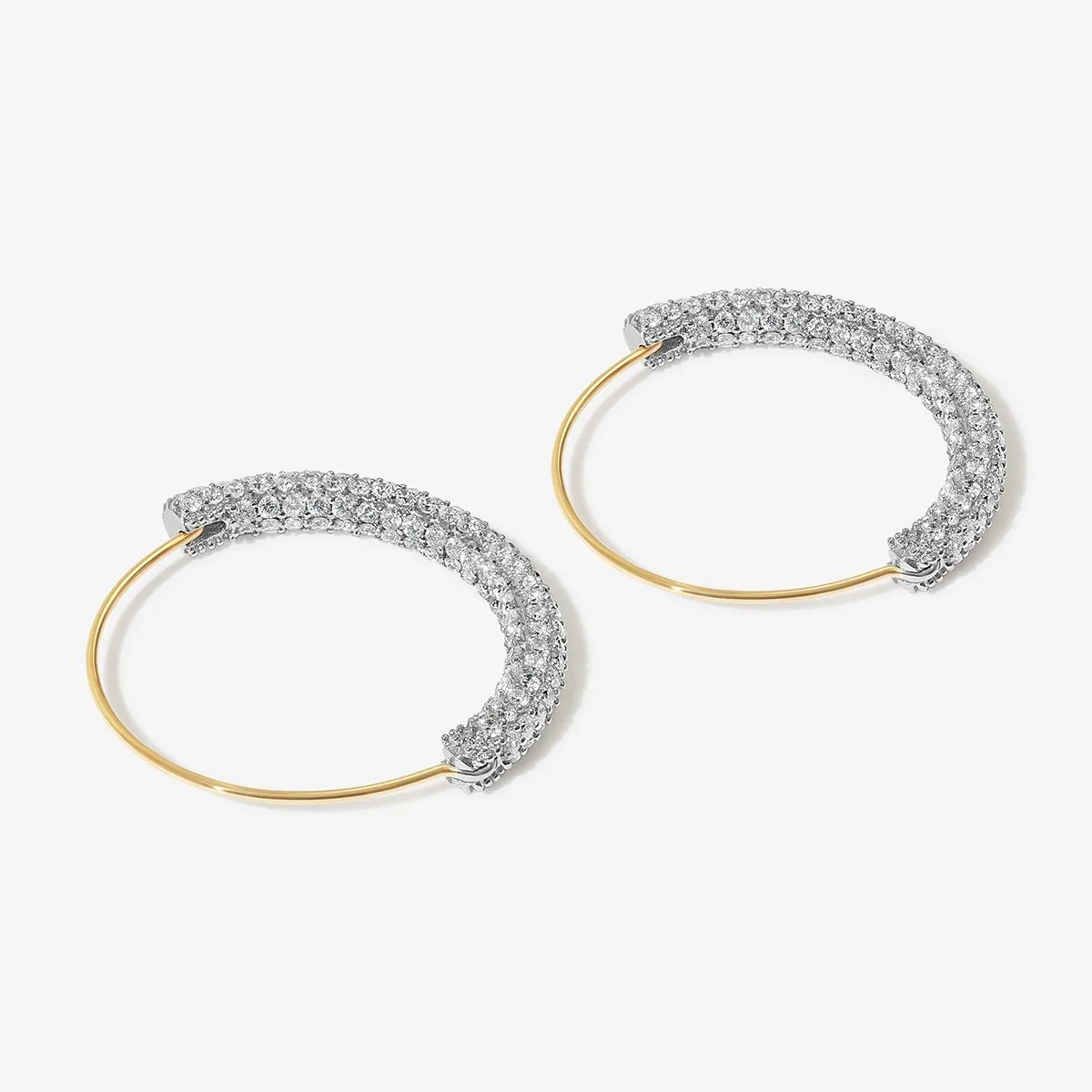 Sim hoop earrings sold by Adornmonde product image thumbnail 4