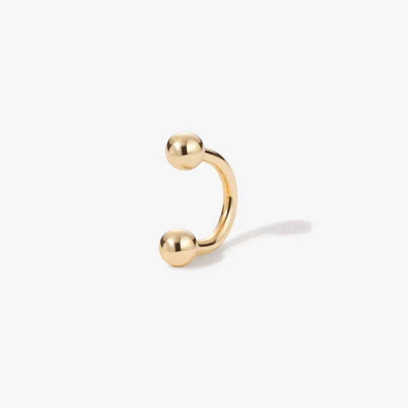 Richards u hoop piercing sold by Adornmonde