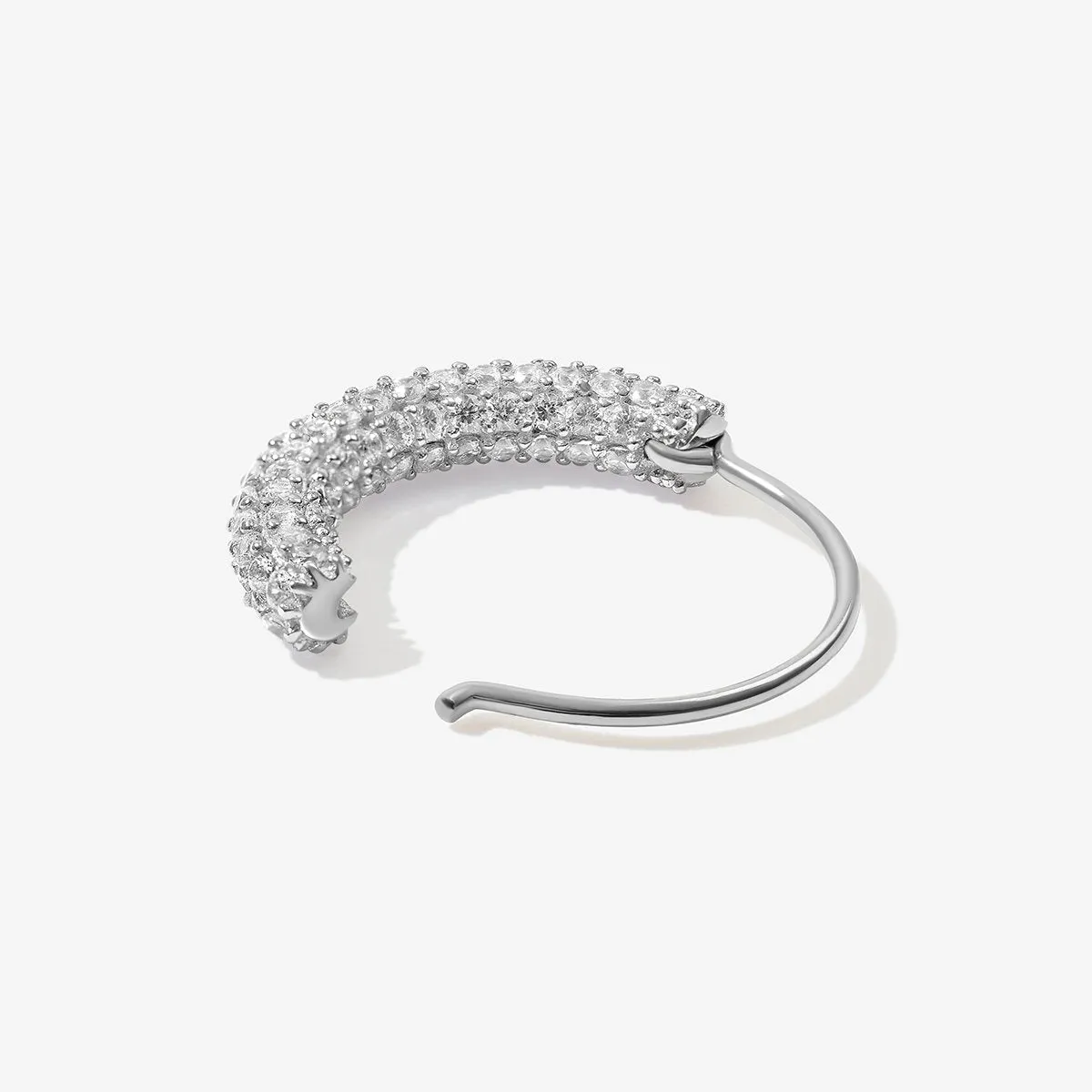 Saz mini hoop earrings sold by Adornmonde product image thumbnail 5