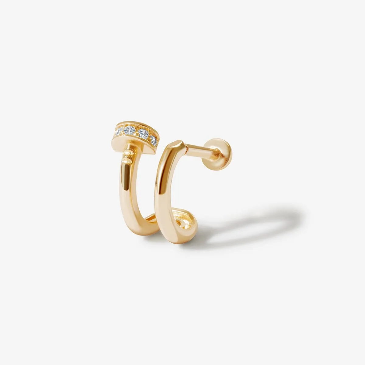 Bohdi nail piercing sold by Adornmonde