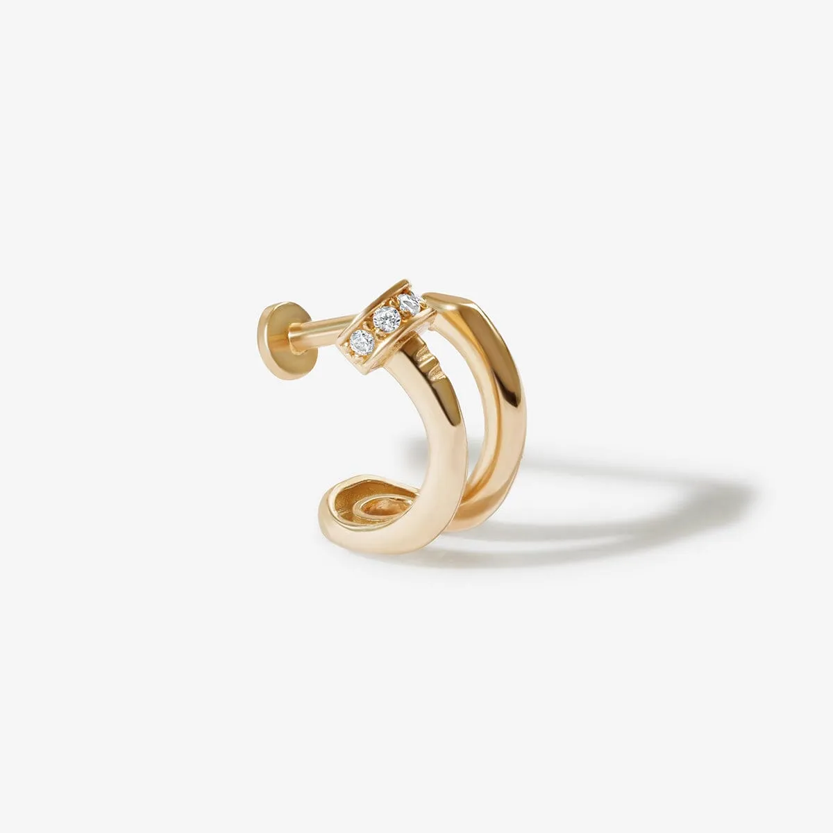 Bohdi nail piercing sold by Adornmonde product image thumbnail 5