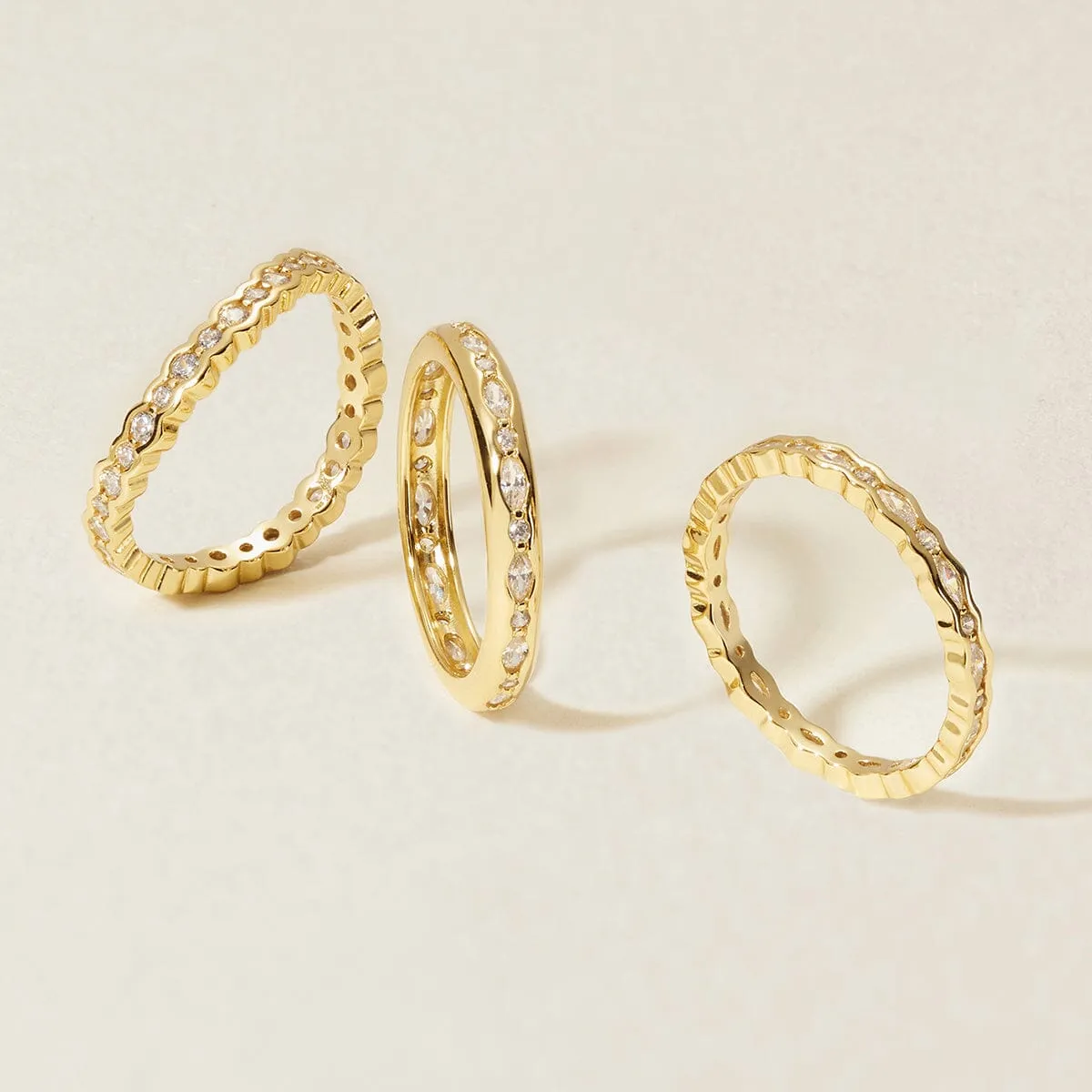 Ina ring set sold by Adornmonde product image thumbnail 3