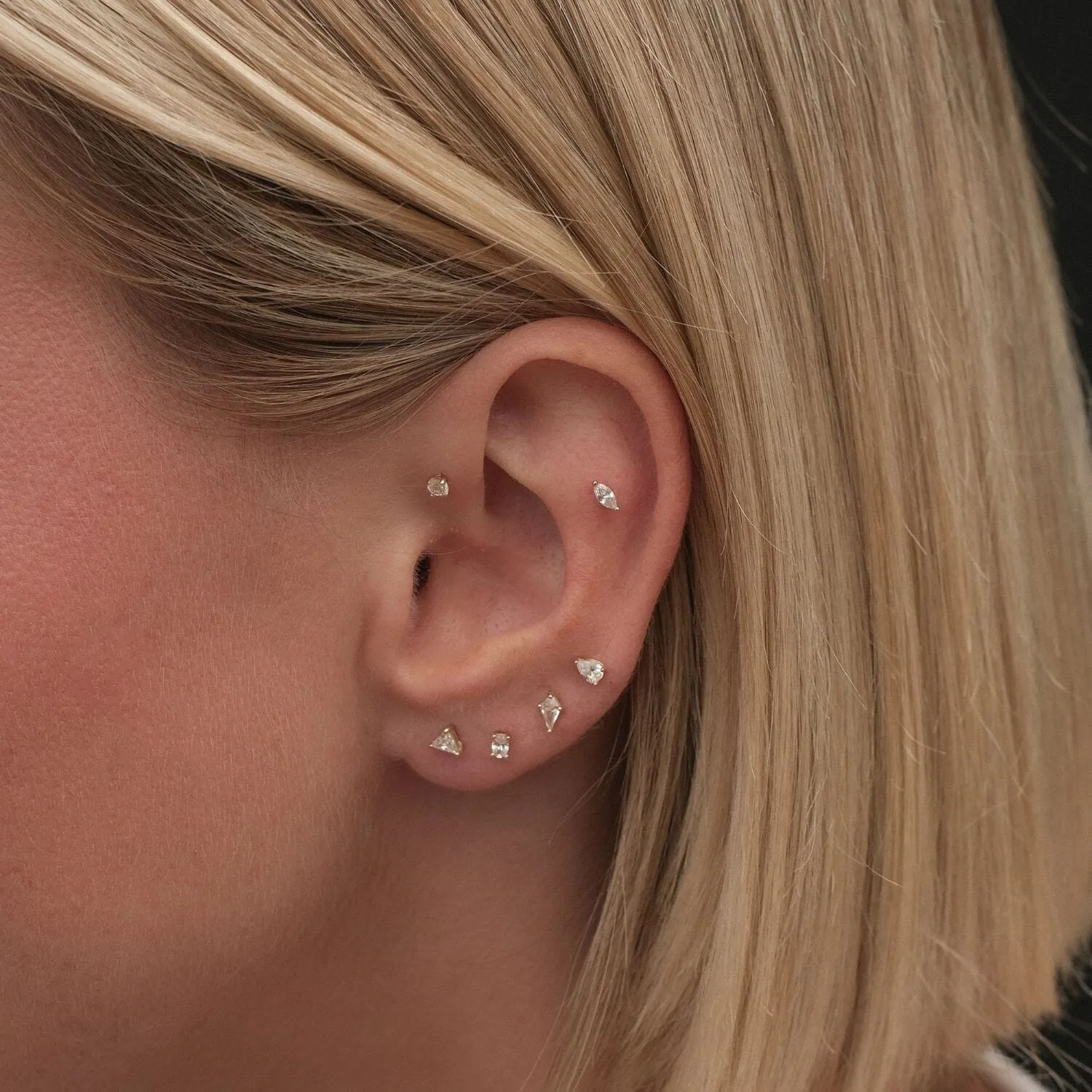 Taimo marquise piercing sold by Adornmonde product image thumbnail 2