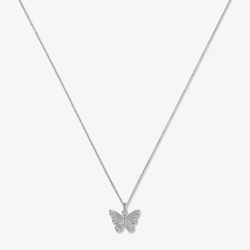 Pavel butterfly charm necklace sold by Adornmonde