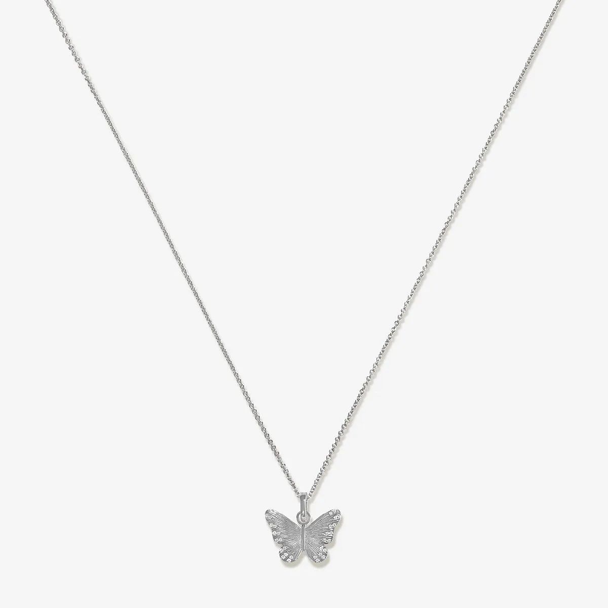 Pavel butterfly charm necklace sold by Adornmonde