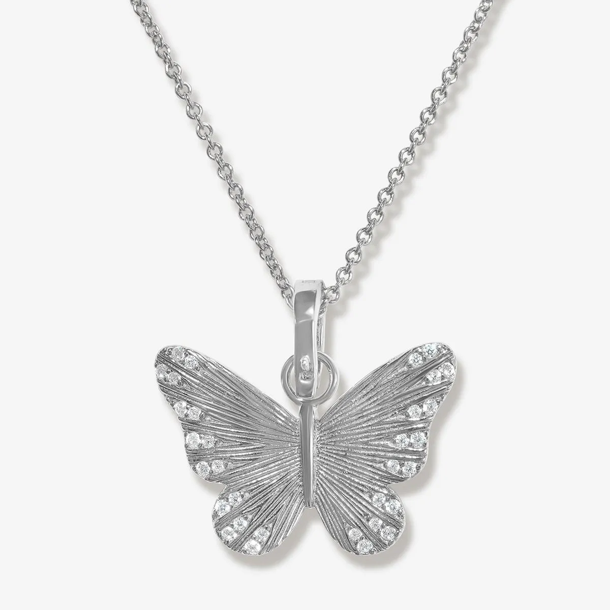 Pavel butterfly charm necklace sold by Adornmonde product image thumbnail 4