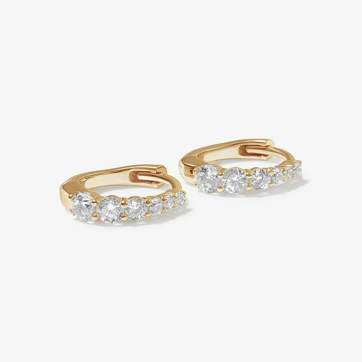 Madeus huggie earrings sold by Adornmonde product image thumbnail 5