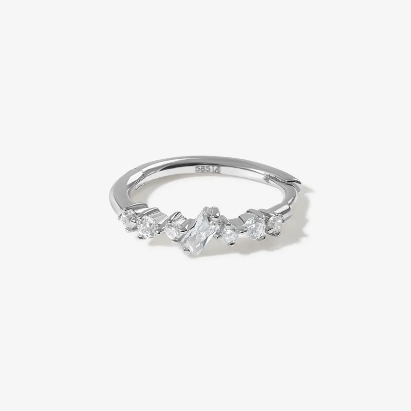 Leeor hoop earring sold by Adornmonde