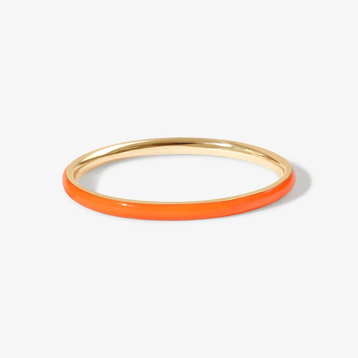 Oburu neon orange enamel ring sold by Adornmonde product image thumbnail 3