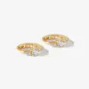 Jackson huggie earrings sold by Adornmonde