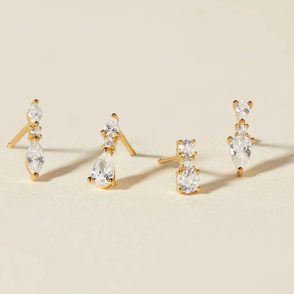 Louie earring set sold by Adornmonde product image thumbnail 4