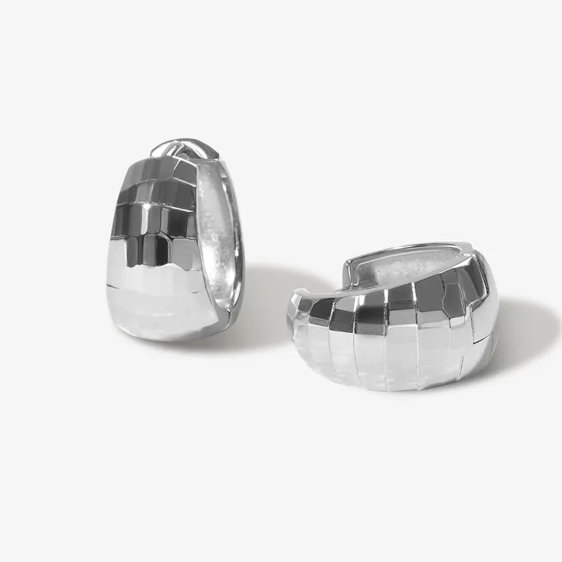 Walt disco hoop earrings made by Adornmonde