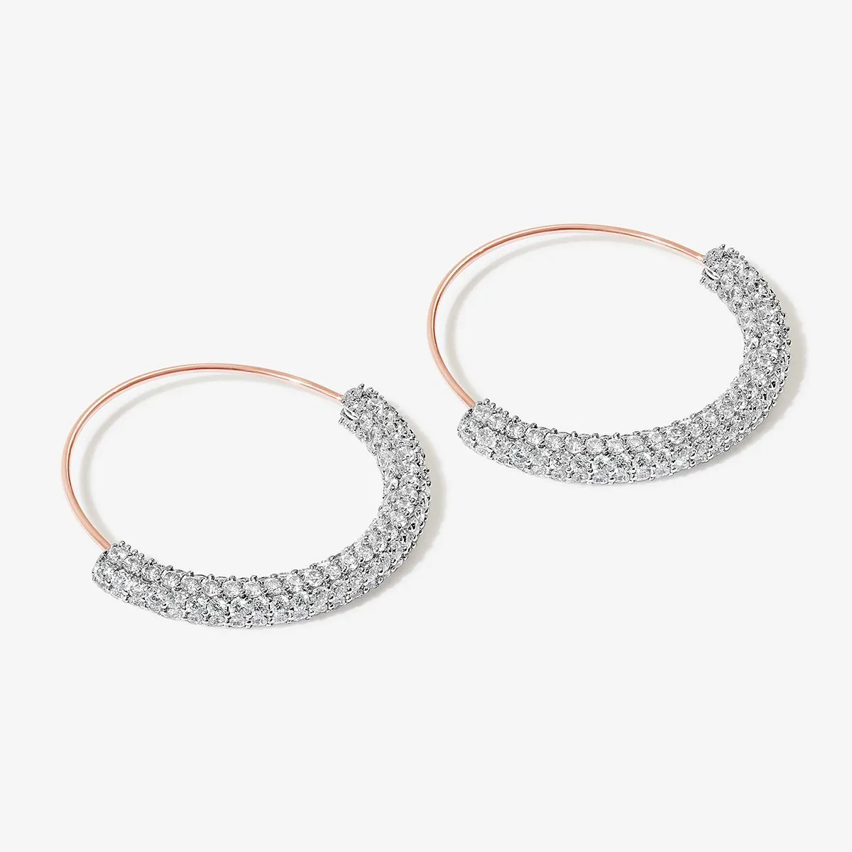 Sim hoop earrings sold by Adornmonde product image thumbnail 3