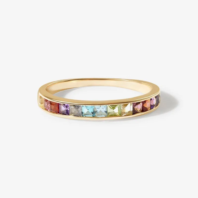 Sebi rainbow ring sold by Adornmonde