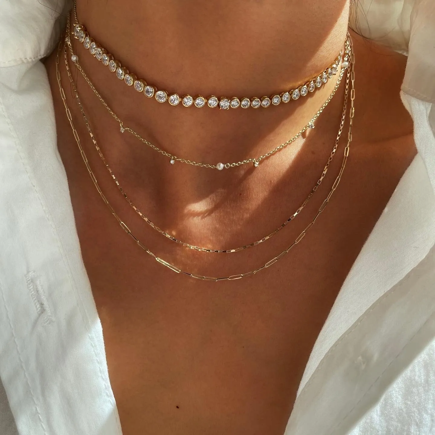 Jannel necklace sold by Adornmonde product image thumbnail 2