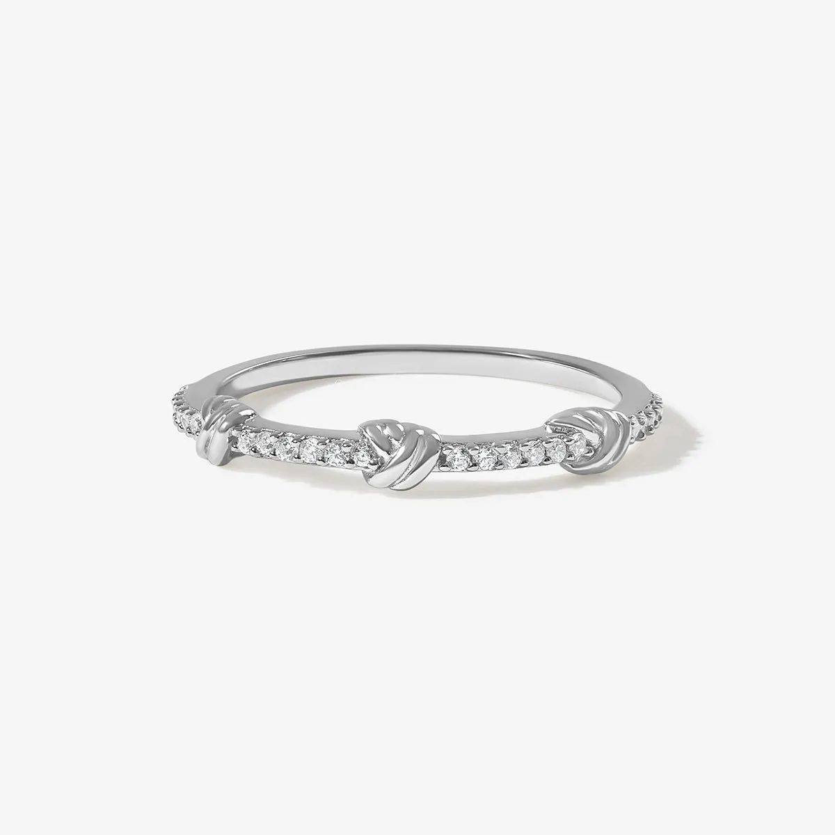 Tray triple knot ring sold by Adornmonde
