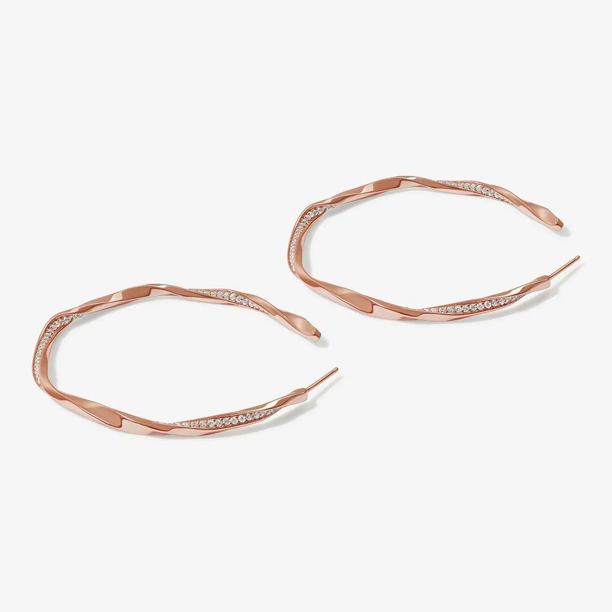 Hacket hoop earrings sold by Adornmonde product image thumbnail 4