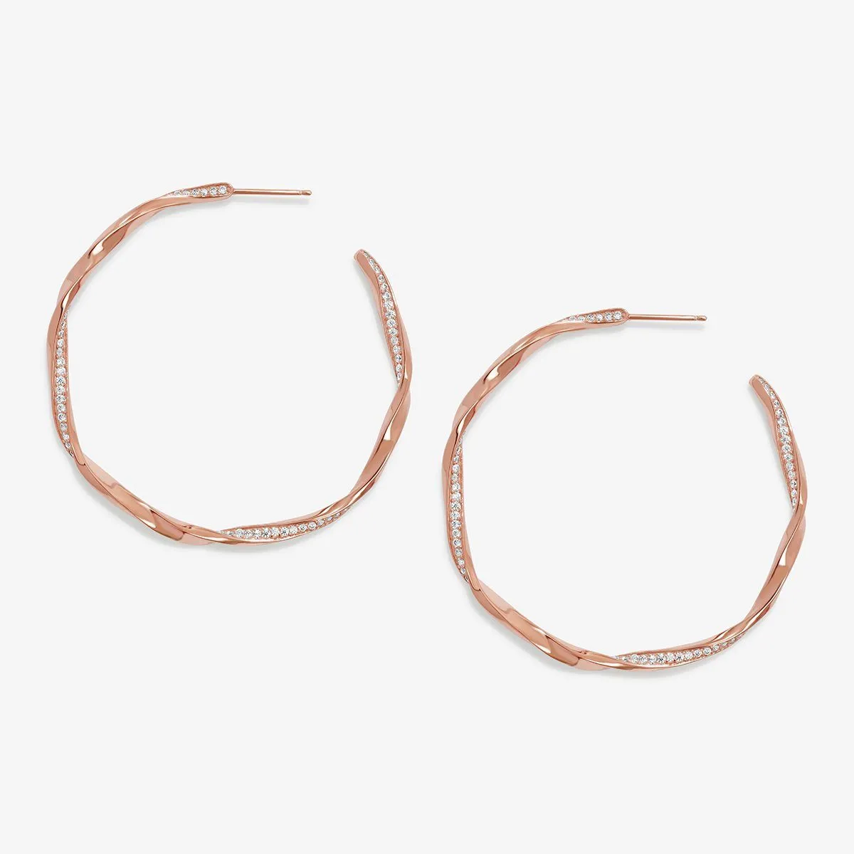 Hacket hoop earrings sold by Adornmonde