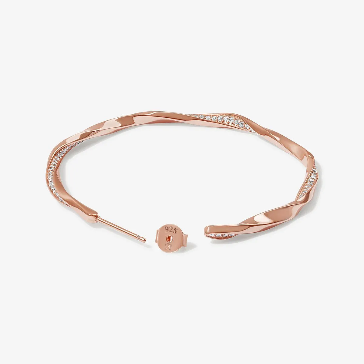 Hacket hoop earrings sold by Adornmonde product image thumbnail 5