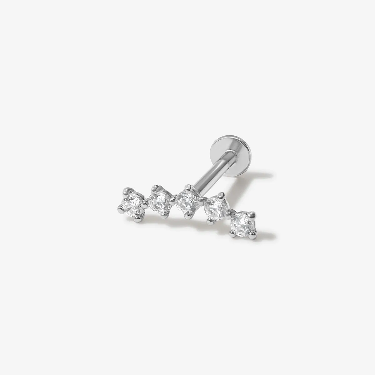 Alistair diamond piercing sold by Adornmonde product image thumbnail 5