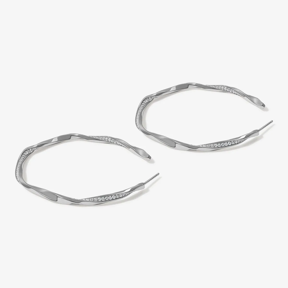 Hacket hoop earrings sold by Adornmonde product image thumbnail 4