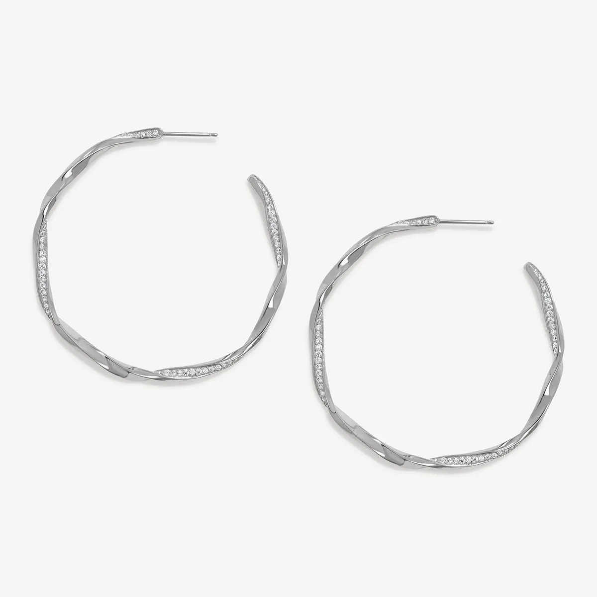 Hacket hoop earrings sold by Adornmonde