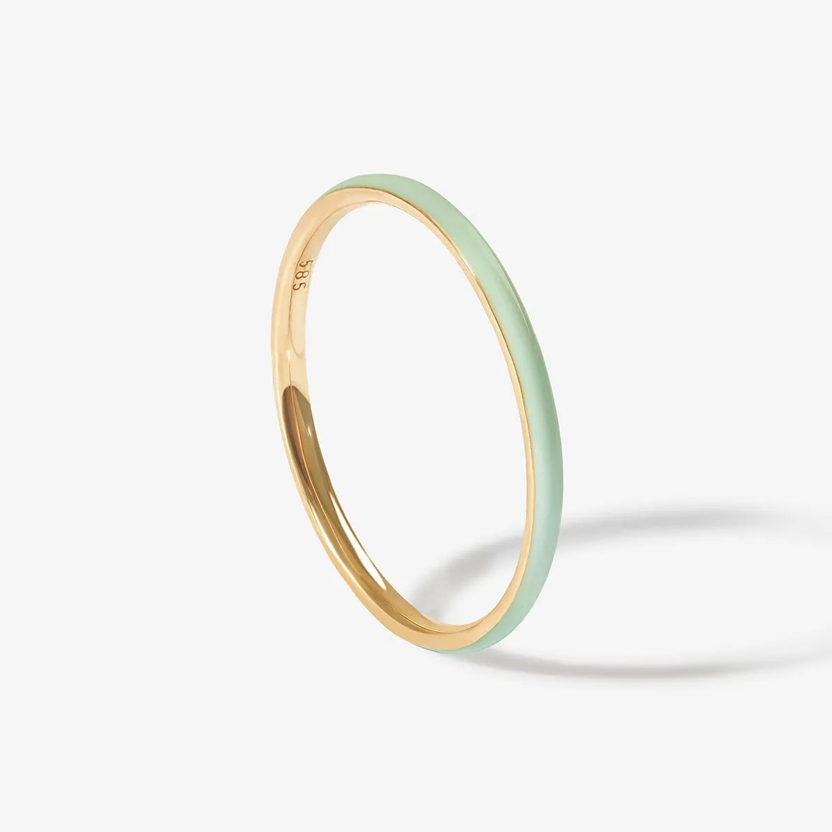 Oburu mint enamel ring sold by Adornmonde product image thumbnail 3