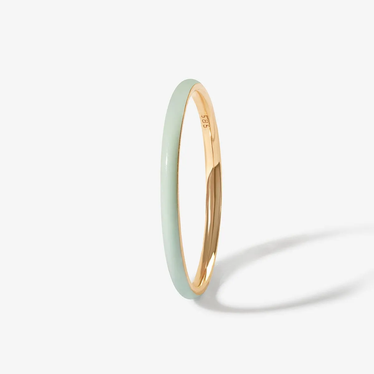 Oburu mint enamel ring sold by Adornmonde product image thumbnail 4