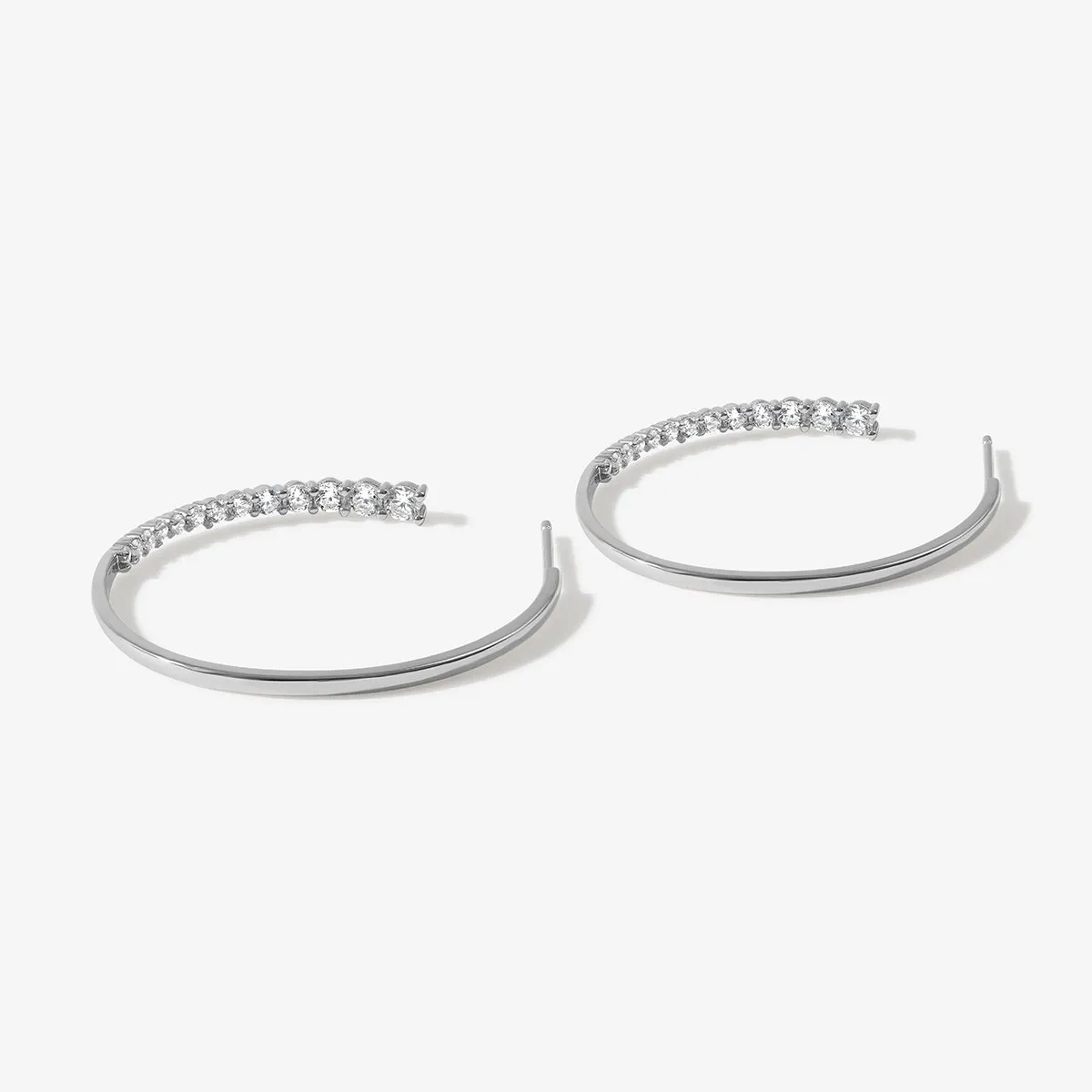 Tyler maxi hoop earrings sold by Adornmonde product image thumbnail 5