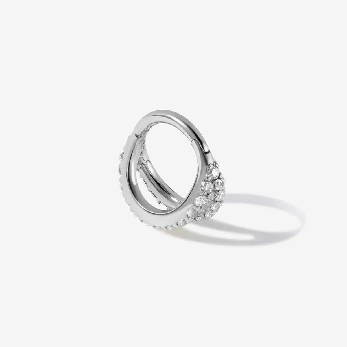 Kiwi frosted cage clicker hoop sold by Adornmonde product image thumbnail 3