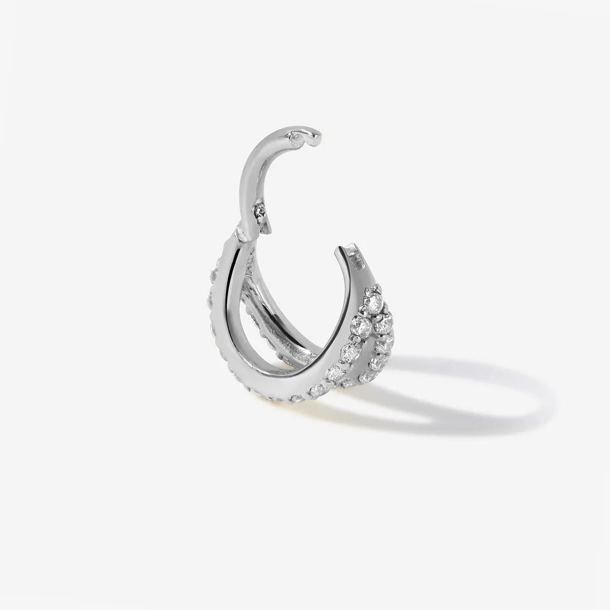 Kiwi frosted cage clicker hoop sold by Adornmonde product image thumbnail 4