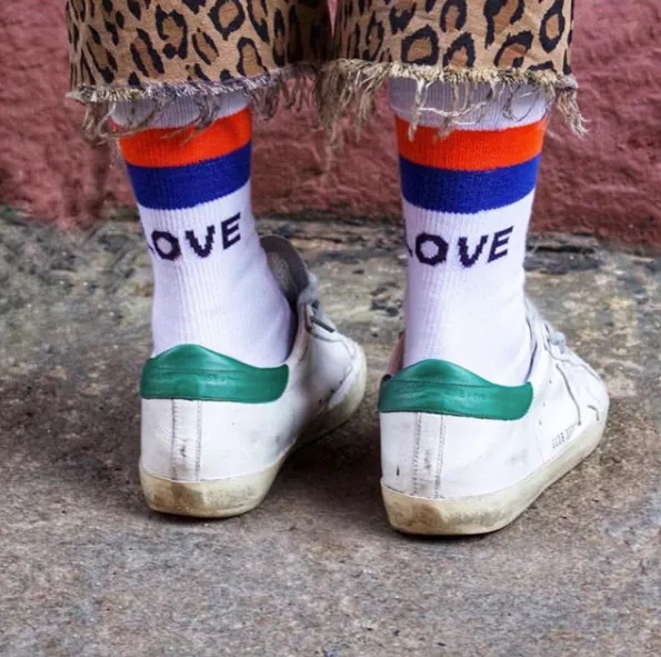 The Women's LOVE Sock - White sold by Kule product image thumbnail 2