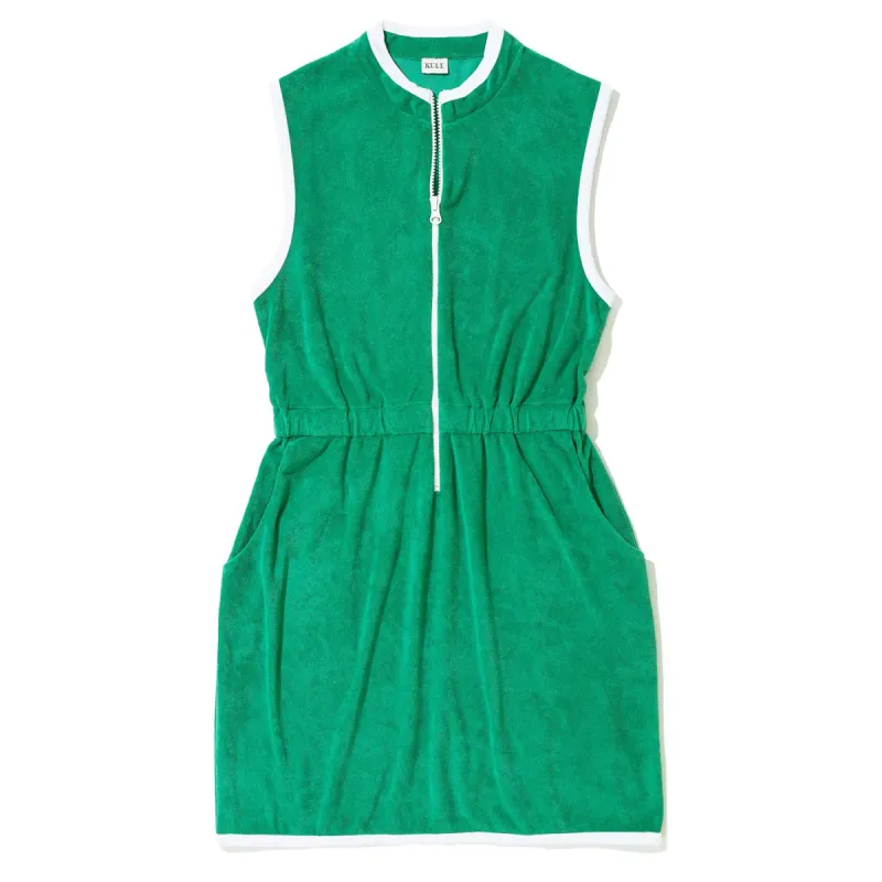 The Terry Dress - Green made by Kule