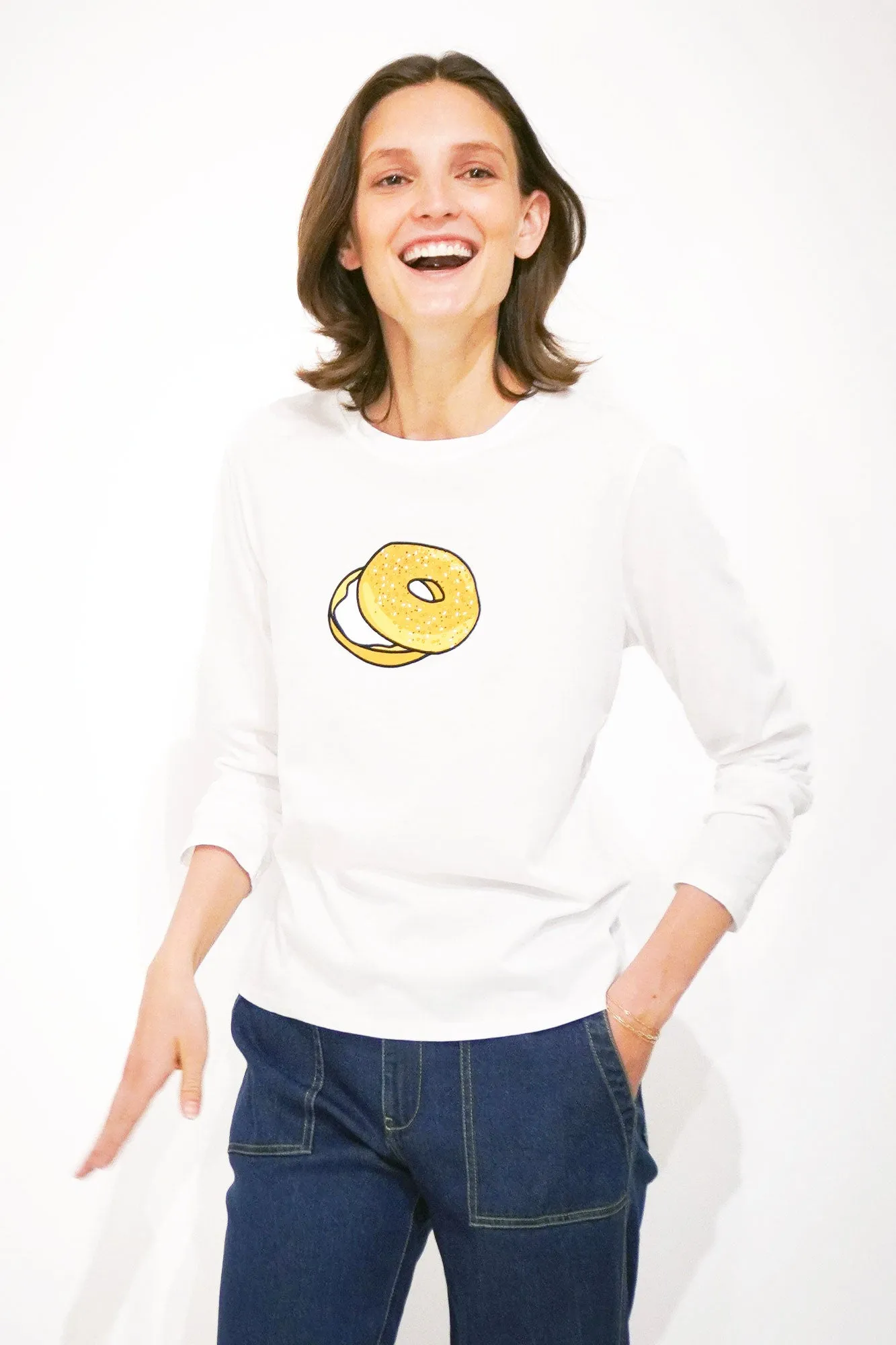 The Modern Long Bagel - White sold by Kule product image thumbnail 2