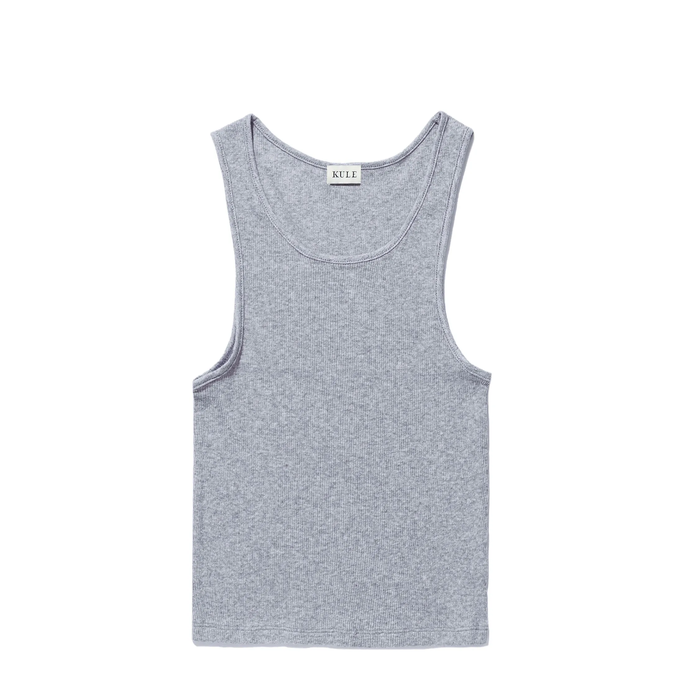 The Ribbed Eleni - Heather Grey sold by Kule