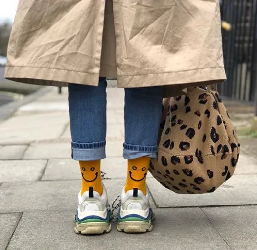 The Women's Line Smile Sock - Gold sold by Kule product image thumbnail 2