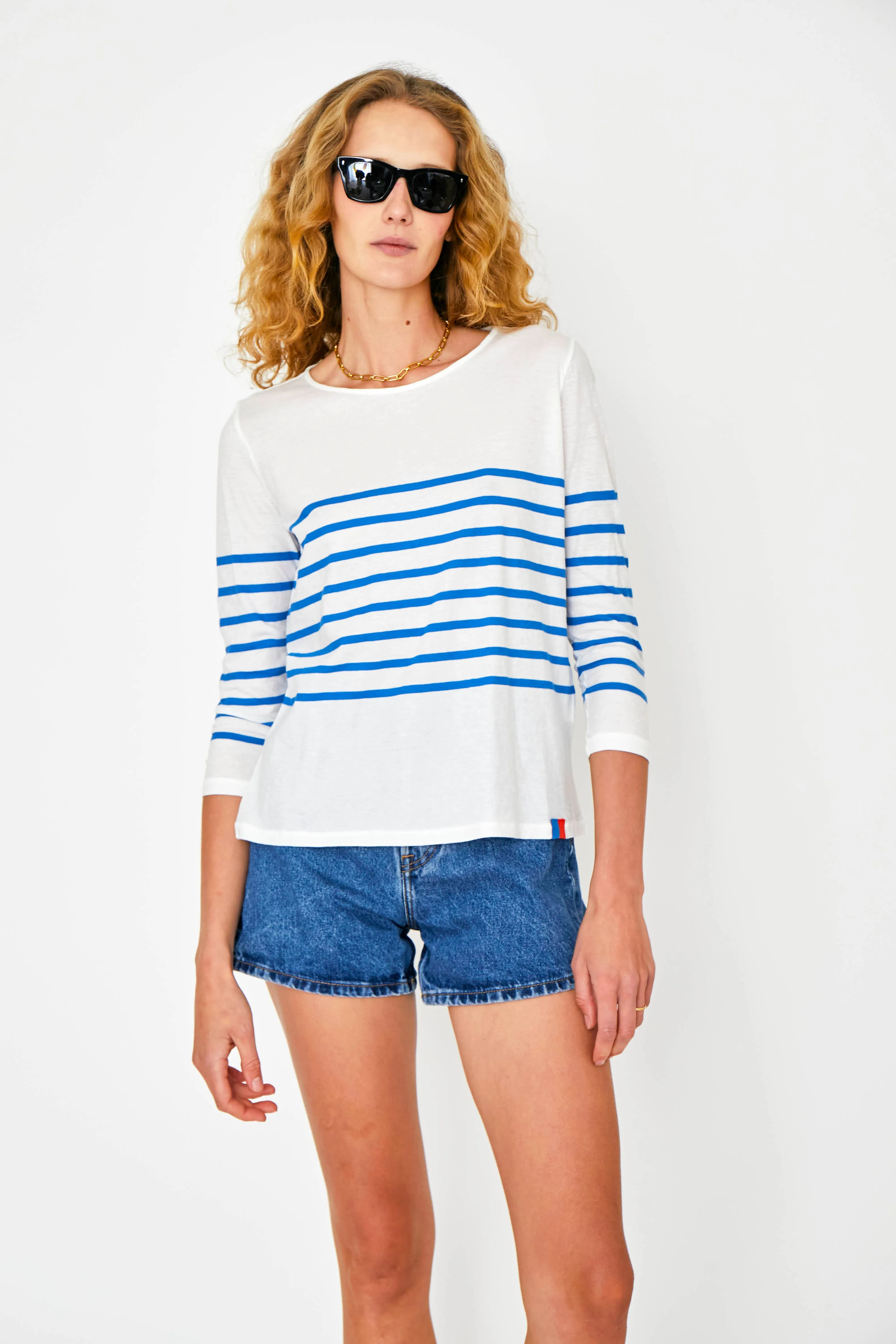 The Malibu - White/Royal Blue sold by Kule product image thumbnail 3