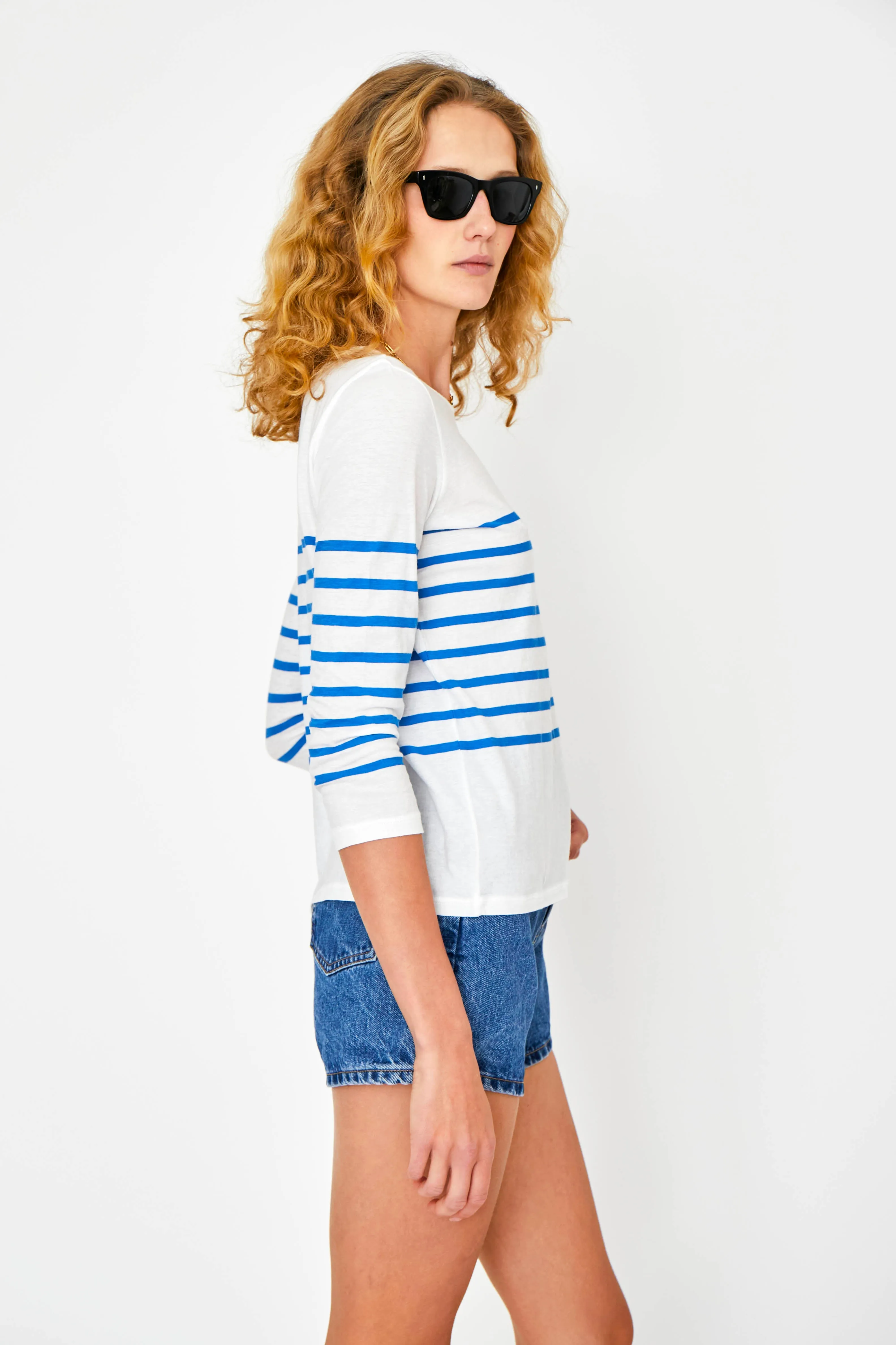 The Malibu - White/Royal Blue sold by Kule product image thumbnail 4