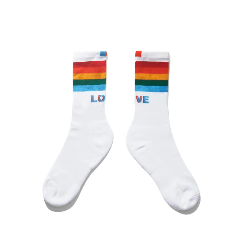 The Women's Pride Sock - White sold by Kule