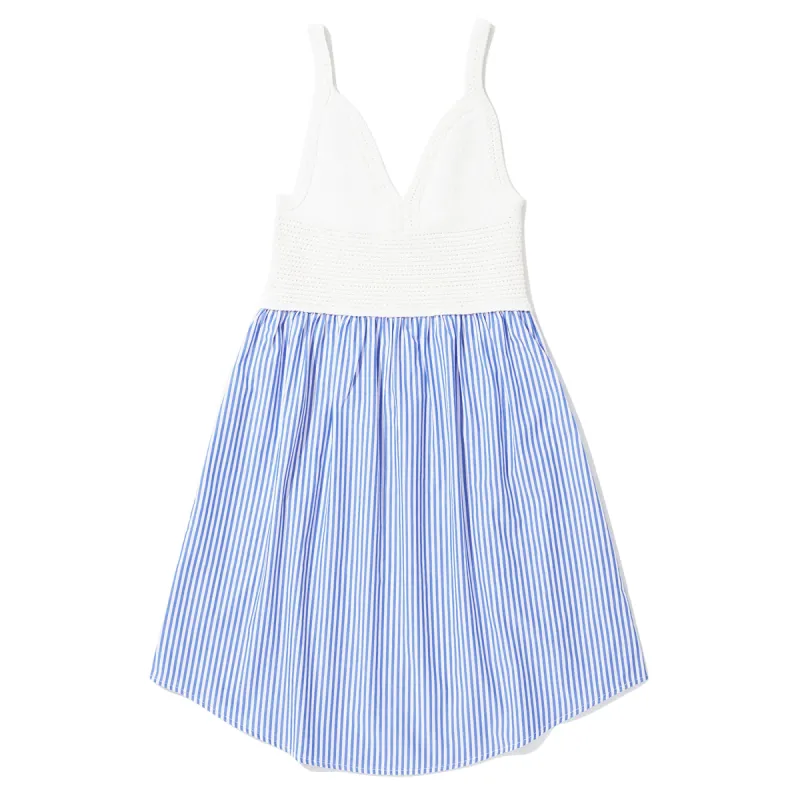 The Esmee - White/Royal Blue sold by Kule