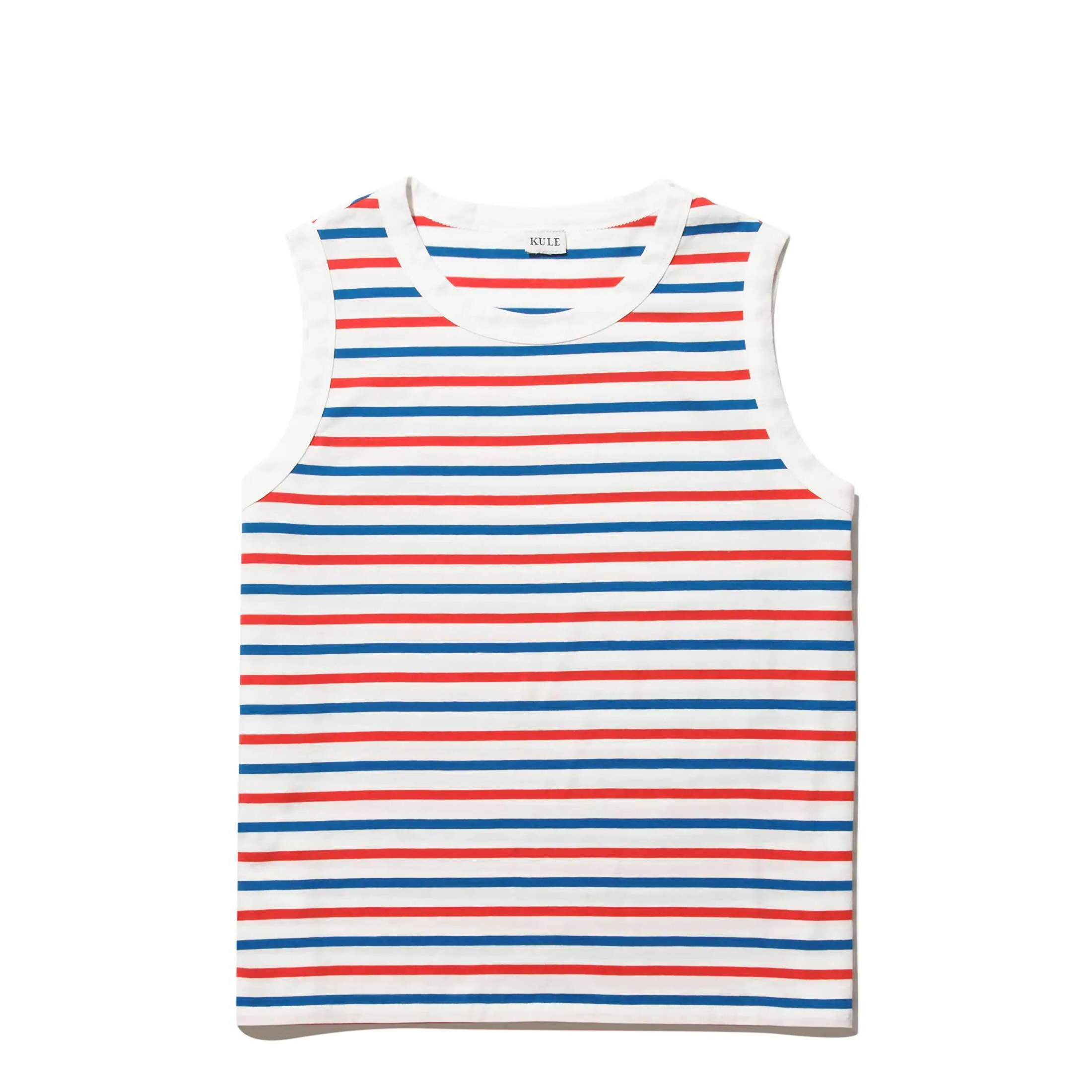 The Tank - White/True Blue/Poppy sold by Kule