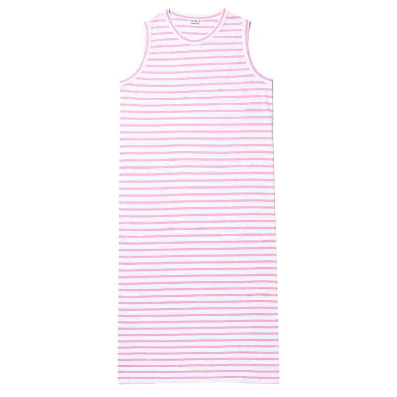 The Tank Dress - White/Hot Pink sold by Kule