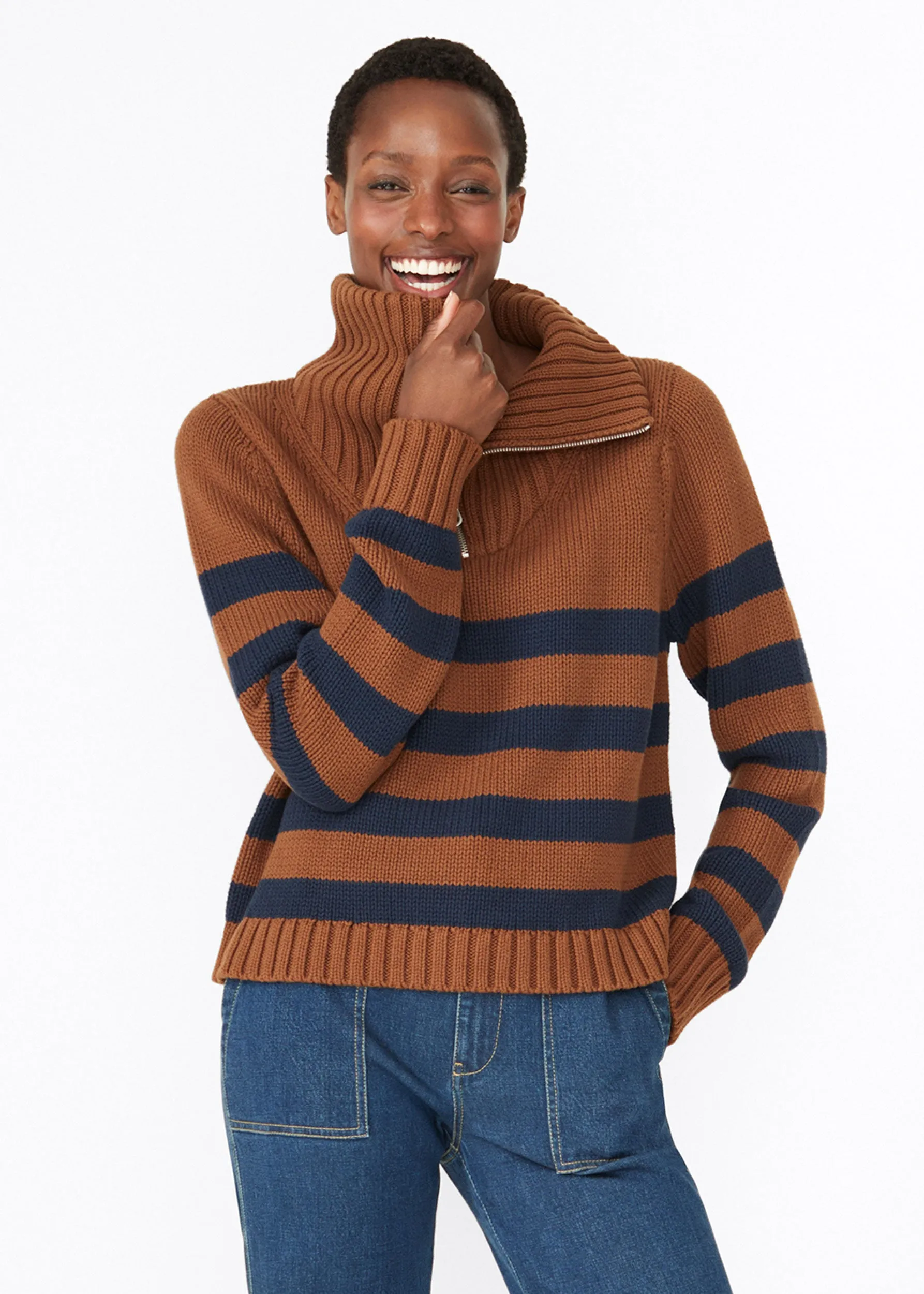 The Matey - Vicuna/Navy sold by Kule product image thumbnail 3