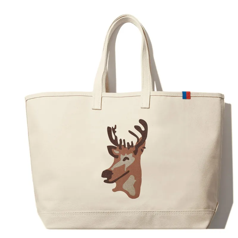 The Over the Shoulder Deer Tote - Canvas made by Kule