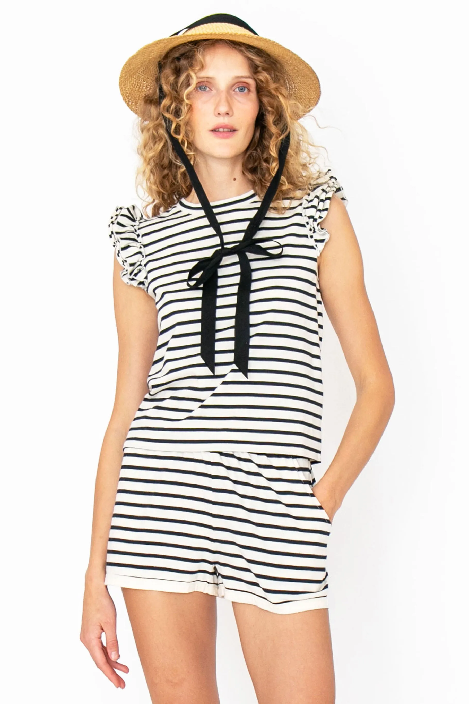 The Kiki - Cream/Navy sold by Kule product image thumbnail 3