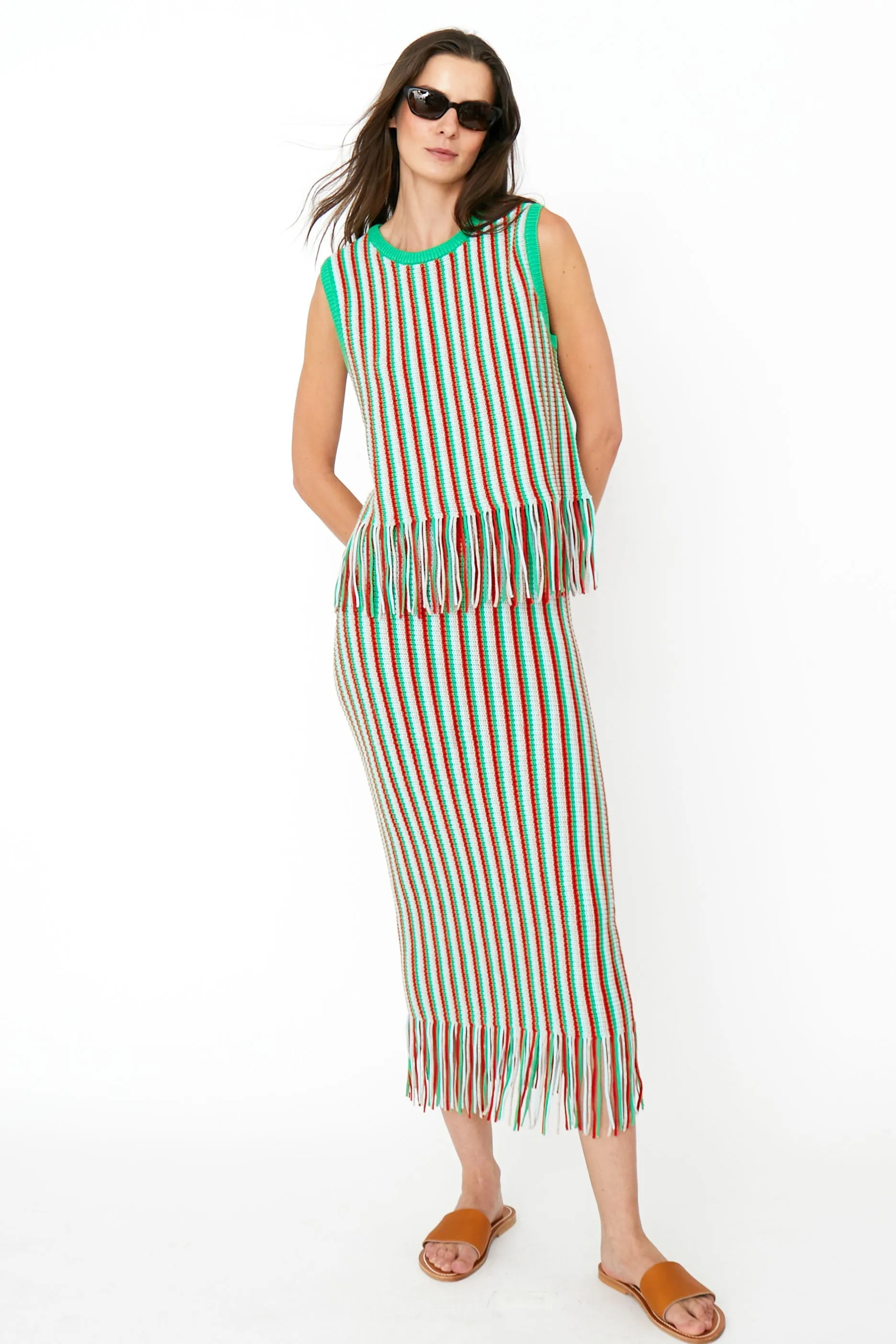 The Valentina - Green/Poppy sold by Kule product image thumbnail 3