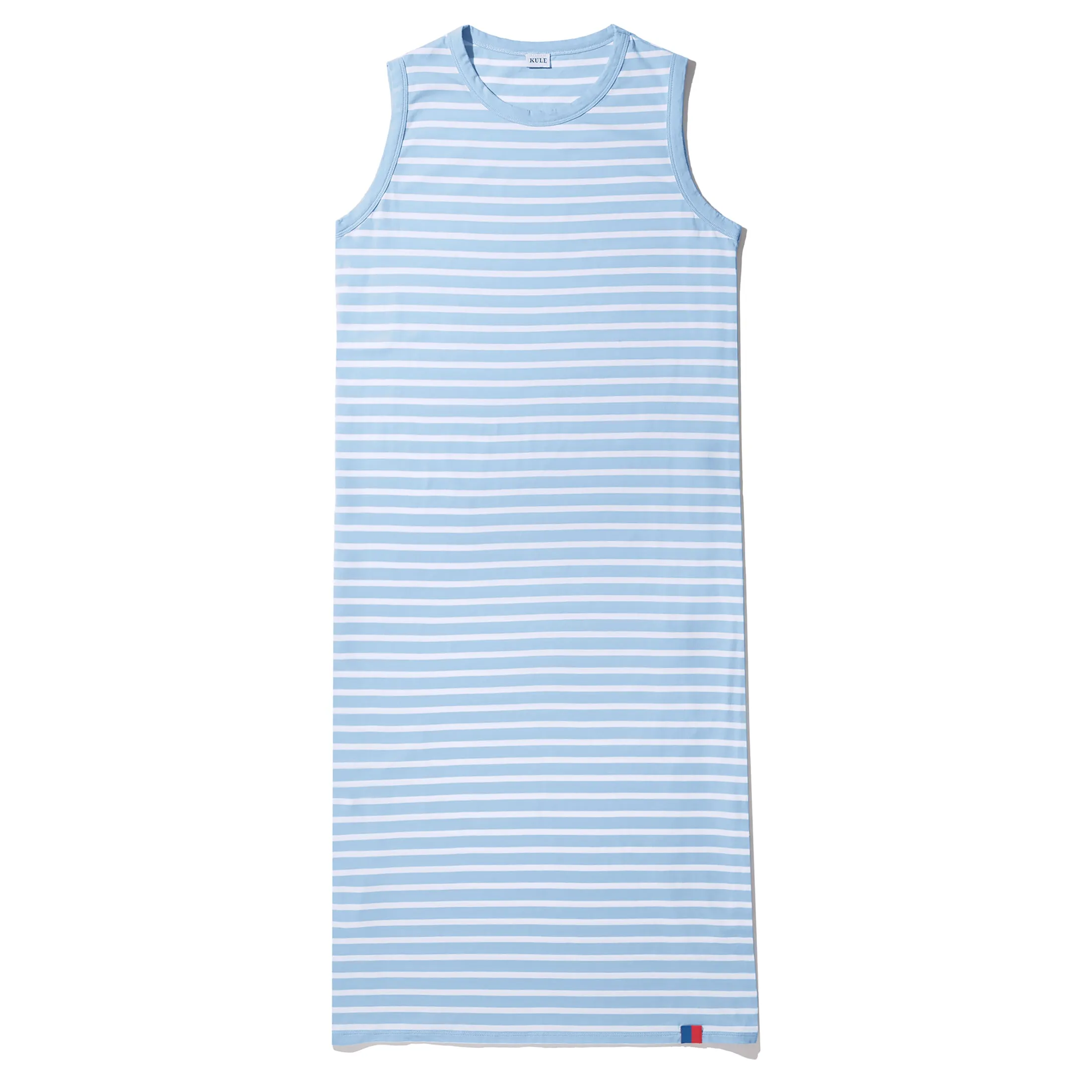 The Tank Dress - Scandi Blue/Cream sold by Kule