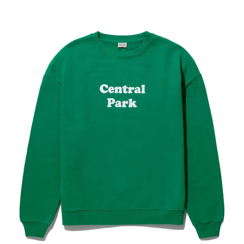 The Oversized Central Park Sweatshirt - Kelly Green made by Kule