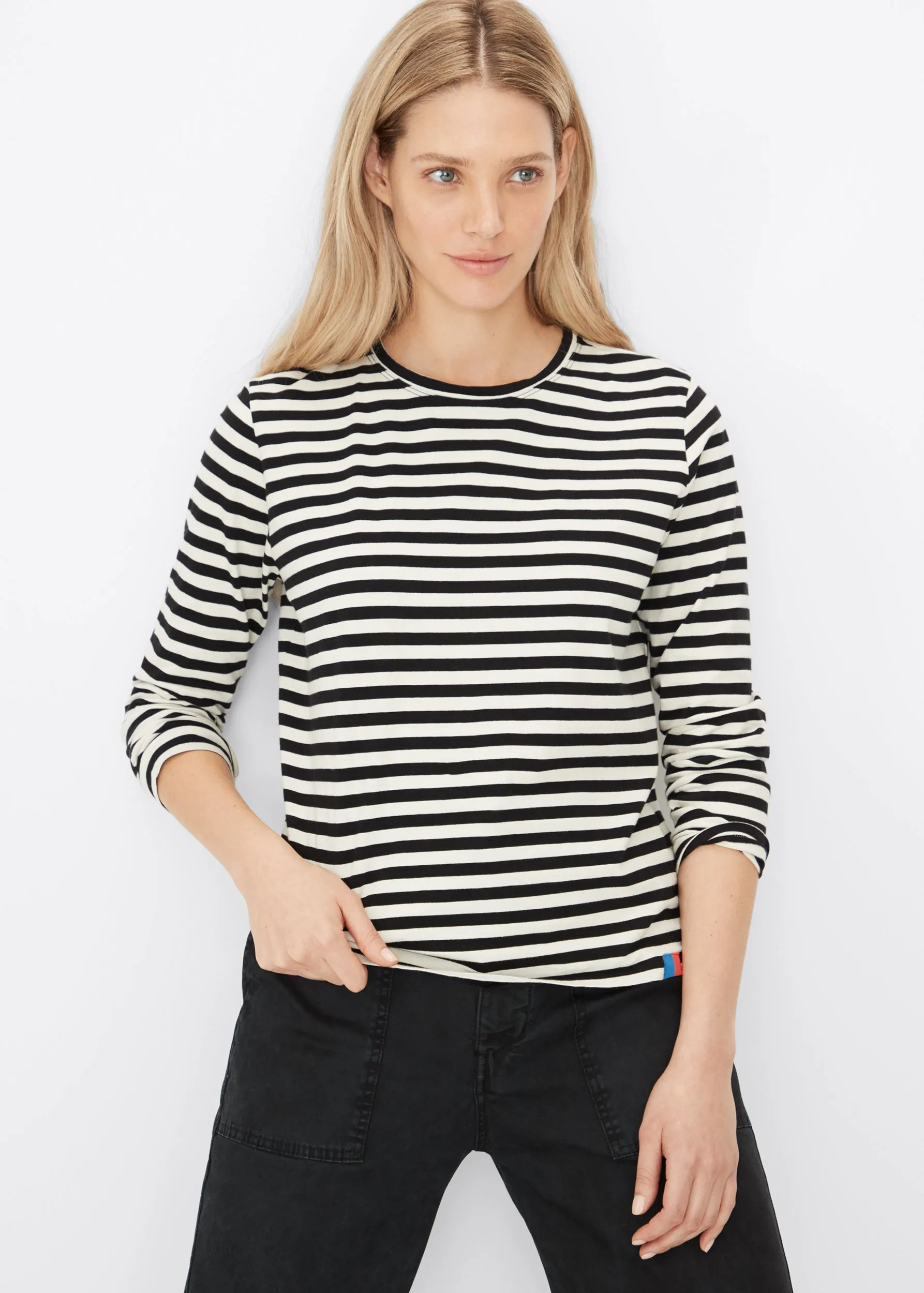 The Modern Long - Black/Cream sold by Kule product image thumbnail 2